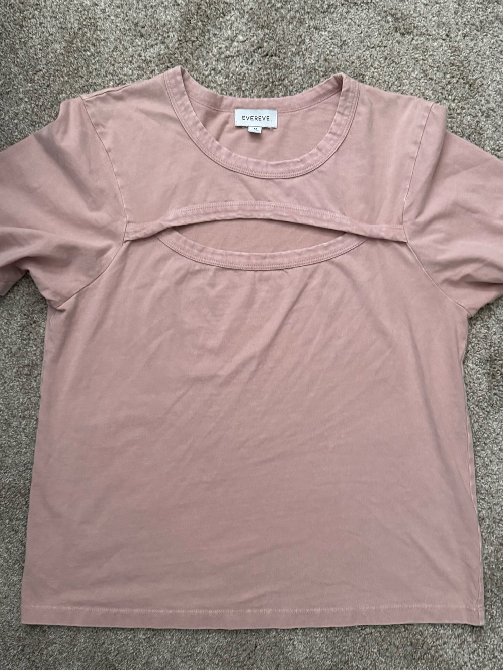 Evereve Dusty Rose Crewneck Tee